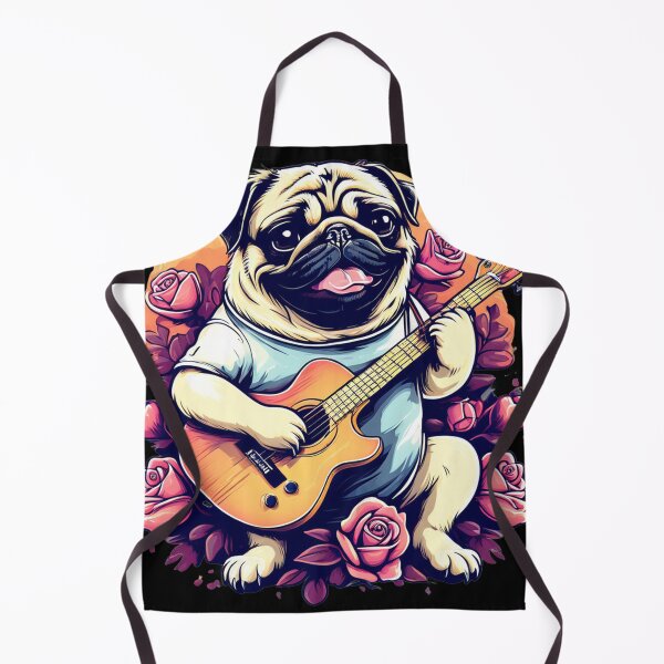 Item preview, Pawsonic Serenade: Pug Strumming designed and sold by studiobrazuka.