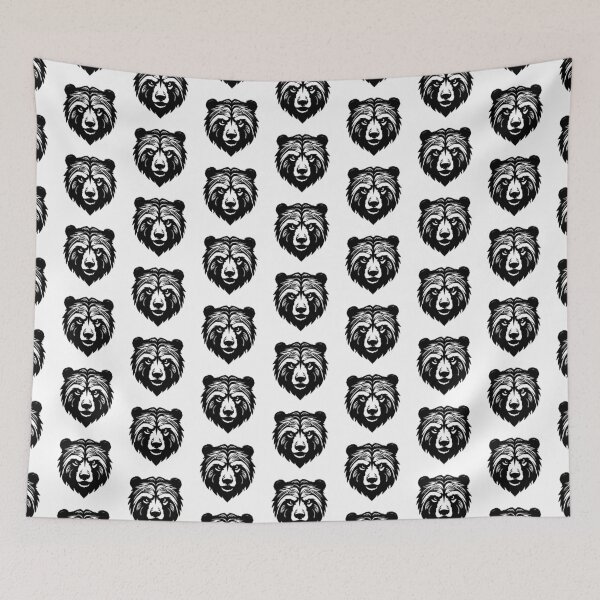 Item preview, Black and White Tattoo Bear designed and sold by Grypis.