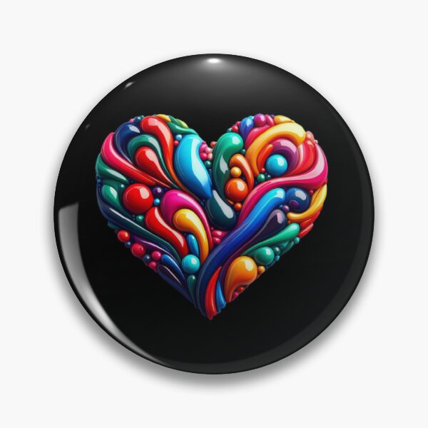 Item preview, Colorful Heart  designed and sold by LoveDesignMania.