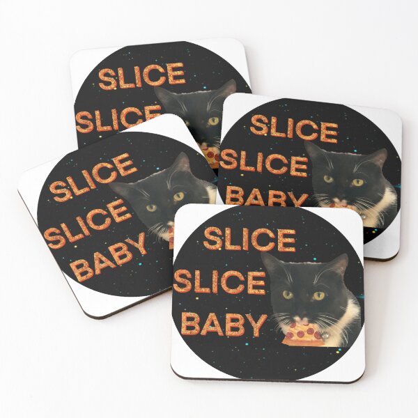 Item preview, Slice slice baby, pizza cat designed and sold by rarebeasts.