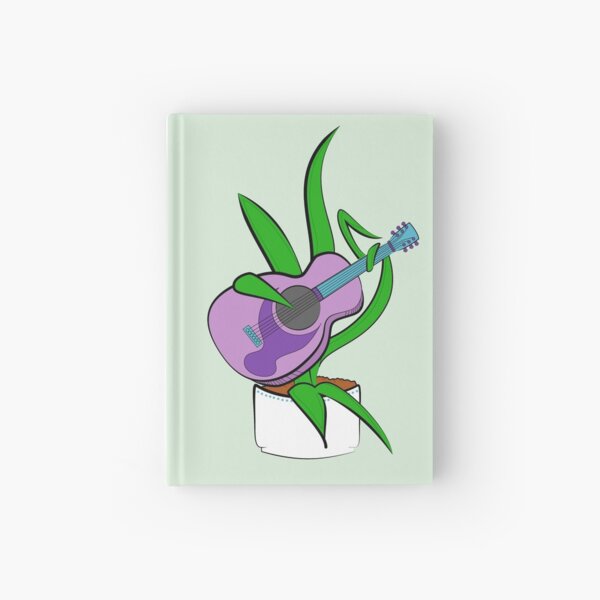 Guitar Playing Plant Hardcover Journal