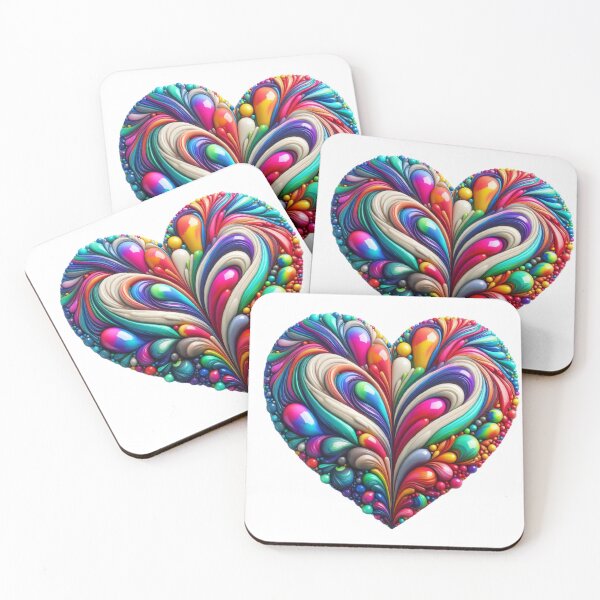 Item preview, Colorful Heart  designed and sold by LoveDesignMania.