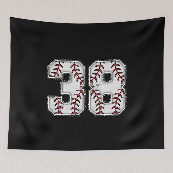 Item preview, baseball number 38 designed and sold by creativechaster.