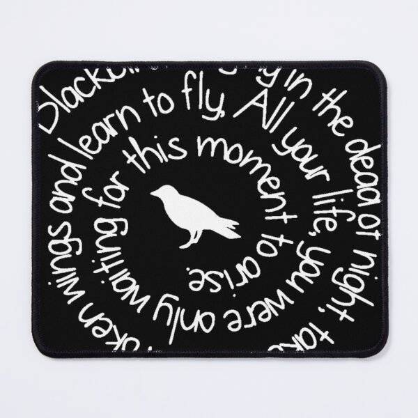 Item preview, Blackbird Singing In The Dead Of Night Shirt Blackbird Beatles designed and sold by AnneLegros.