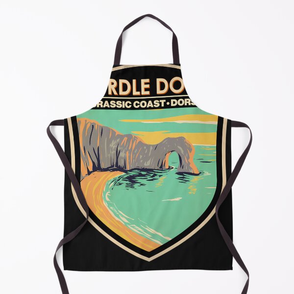 Item preview, Durdle Door On Jurassic Coast In Dorset England Badge designed and sold by JanStoltenberg6.