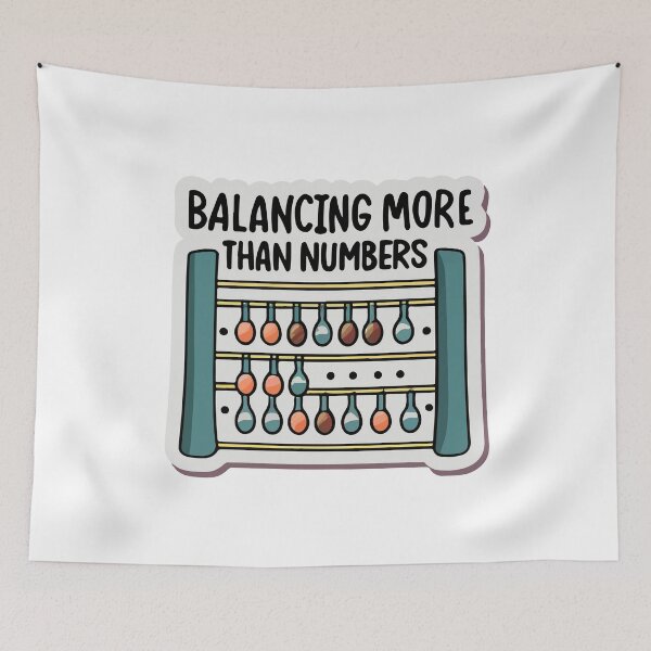 Item preview, CPA Abacus - Balancing More Than Numbers designed and sold by NiftyWrx.