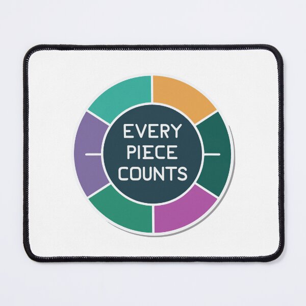 Item preview, Every Piece Counts - CPA Financial Pie Chart Design designed and sold by NiftyWrx.