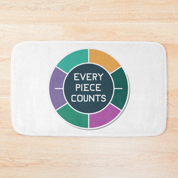 Item preview, Every Piece Counts - CPA Financial Pie Chart Design designed and sold by NiftyWrx.