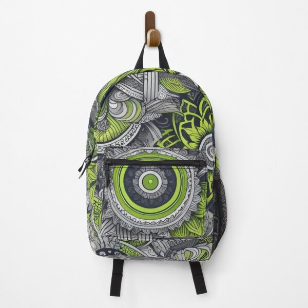 Item preview, Green and Gray Detailed Zentangle Design designed and sold by Blessinger77.