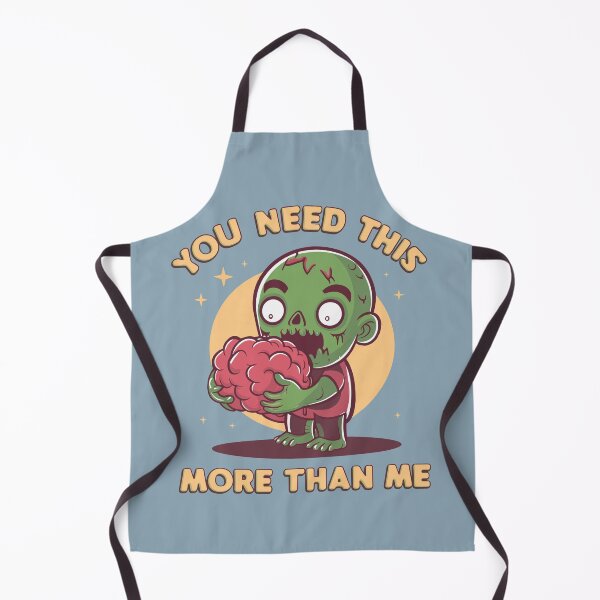 Item preview, Zombie Brain Offer - Humorous Undead Illustration designed and sold by BubbleCrumbs.