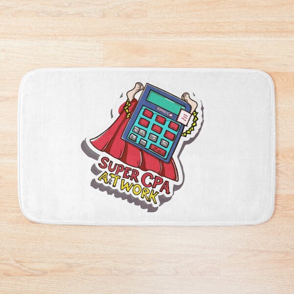 Item preview, Super CPA Superhero Calculator designed and sold by NiftyWrx.