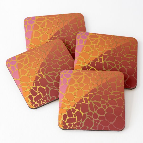 Item preview, Golden orange animal print  designed and sold by Roxburylane.