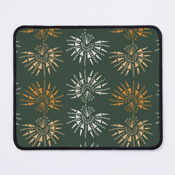 Item preview, Tribal sun - colourful green and orange designed and sold by SerahO.