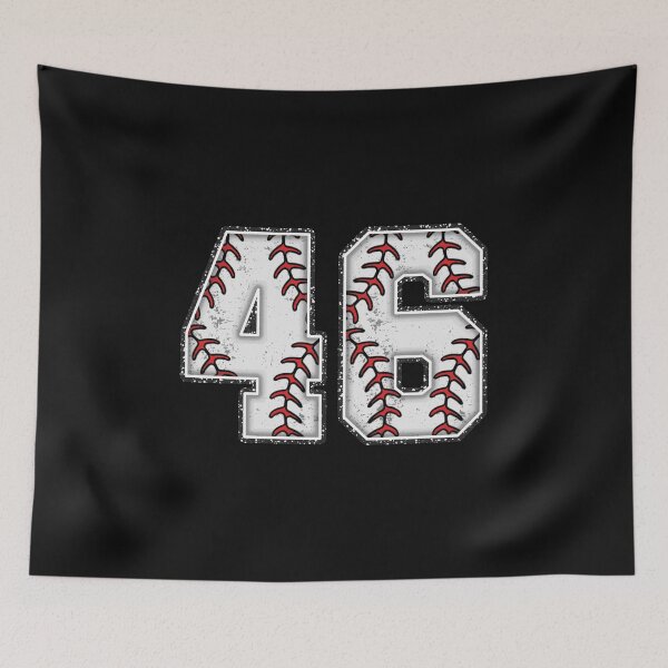 Item preview, baseball number 46 designed and sold by creativechaster.