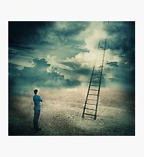 ladder to unknown Photographic Print