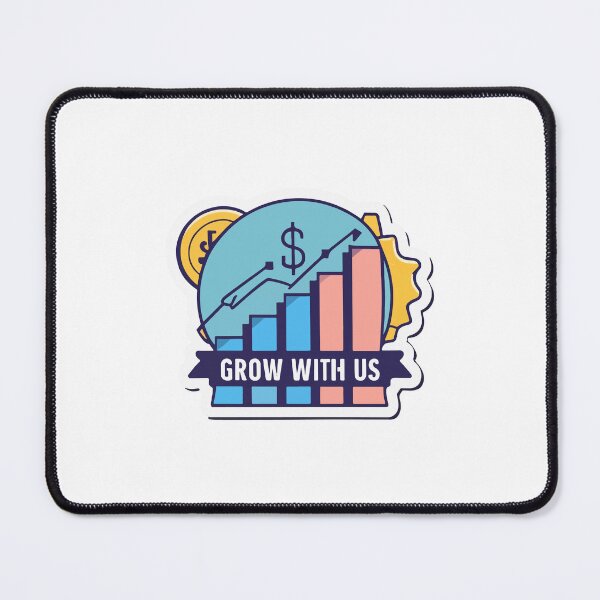 Item preview, Grow With Us - Corporate Finance Growth Concept designed and sold by NiftyWrx.