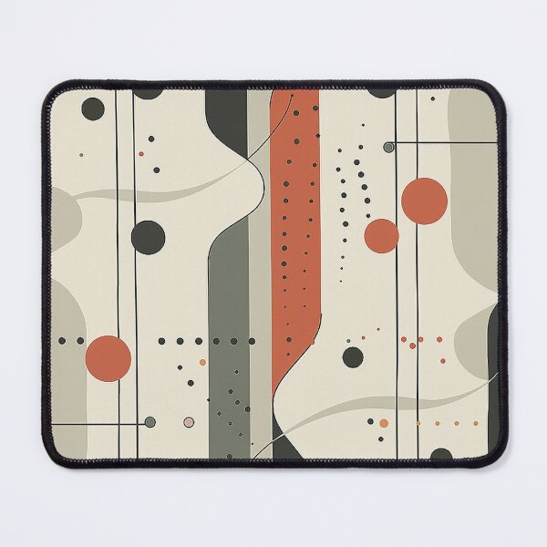 Item preview, Sophisticated Seamless Pattern Design for Table Runners: Interconnecting Lines & Polka Dots designed and sold by PaintbrushPlace.