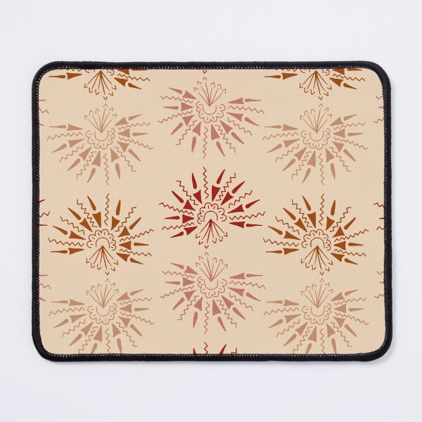 Item preview, Tribal sun - peach maroon brown designed and sold by SerahO.