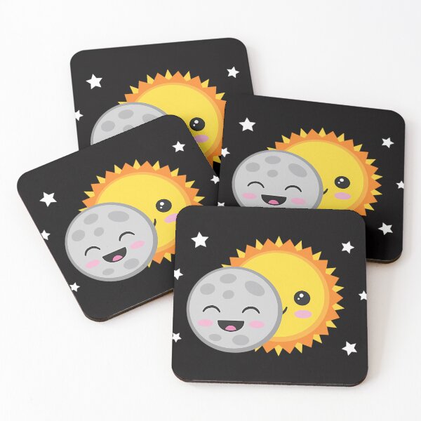 Item preview, Cute Kawaii Solar Eclipse Cartoon designed and sold by PatricNixon.