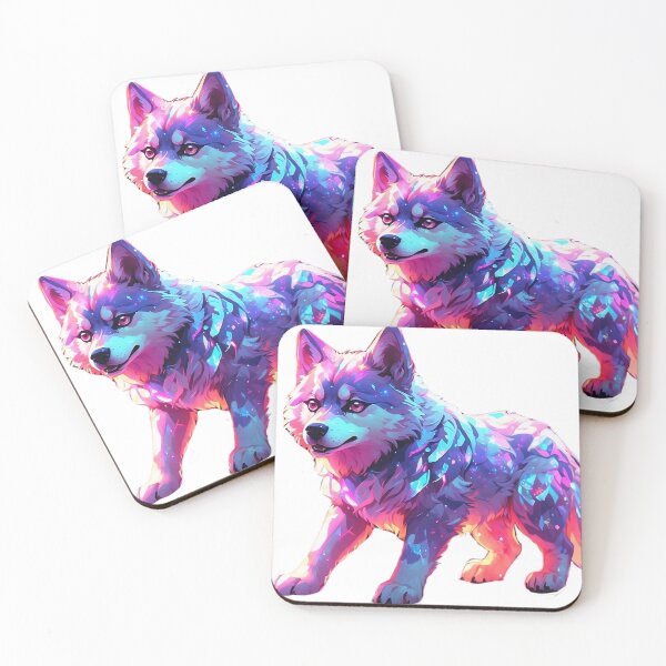 Item preview, Purple wolf designed and sold by LevCreates.