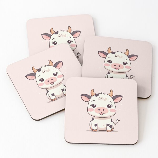 Item preview, Endearing Cow Illustration designed and sold by Atlantico54.