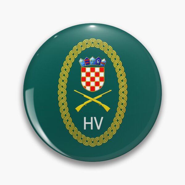 Item preview, Croatia Army insignia HV Hrvatska   designed and sold by BrandoRippin.