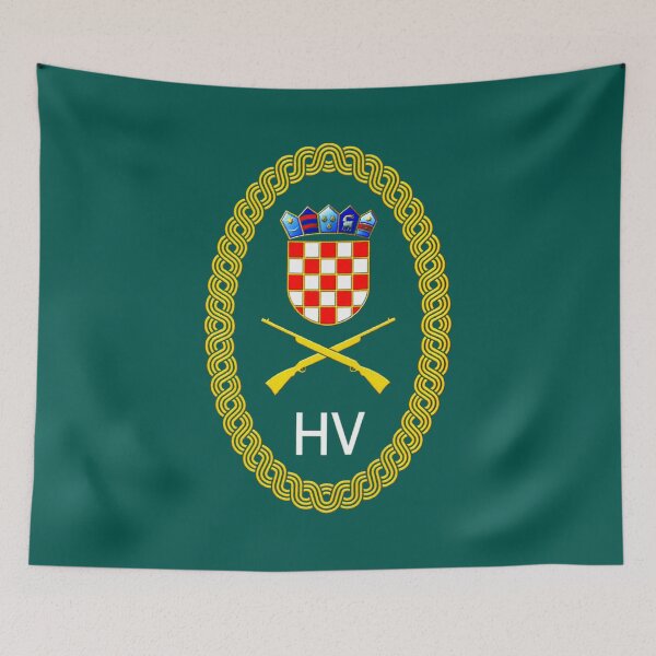 Item preview, Croatia Army insignia HV Hrvatska   designed and sold by BrandoRippin.