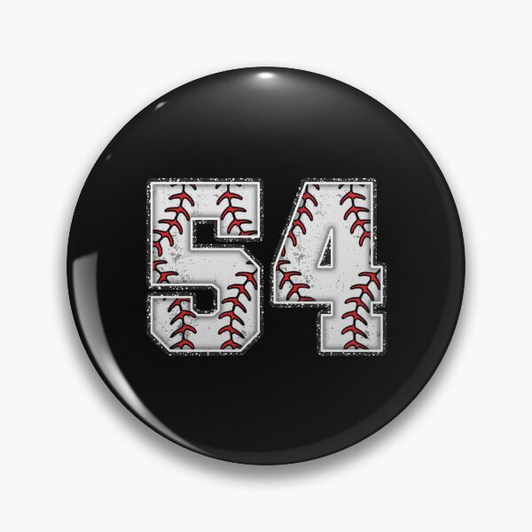 Item preview, baseball number 54 designed and sold by creativechaster.