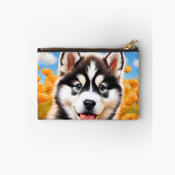 Aperçu de l'œuvre Chiot Malamute Pavot de Californie créée et vendue par Fredster1966.