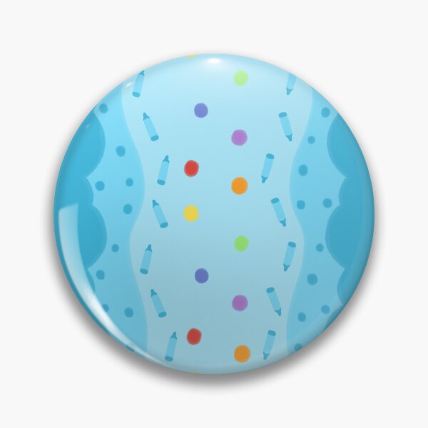 Item preview, Colorful Crayons - Sky Blue designed and sold by WolfBunnyWorks.