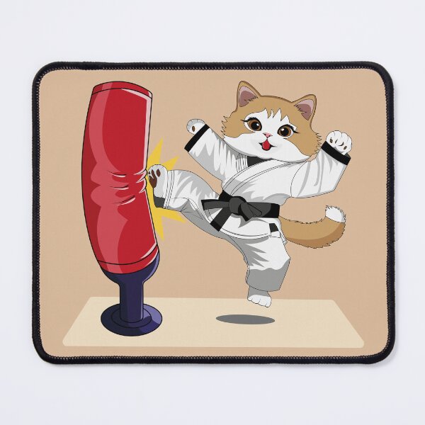 Item preview, Karate kitty cat - The purrfect strike designed and sold by Everyday_wonder .