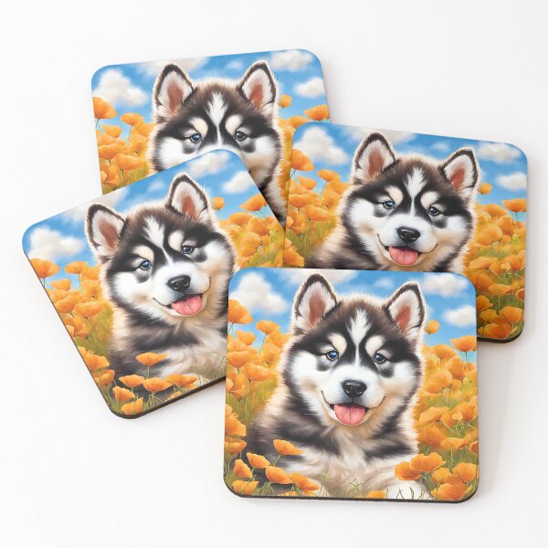 Item preview, California Poppy Malamute Puppy designed and sold by Fredster1966.