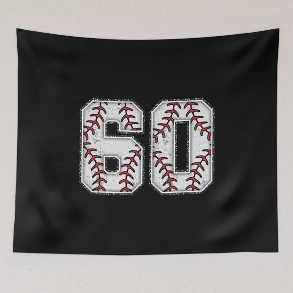 Item preview, baseball number 60 designed and sold by creativechaster.