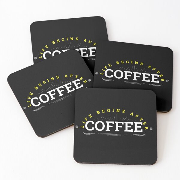 Artikelvorschau, Life Begins After Coffee entworfen und verkauft von ramboe.