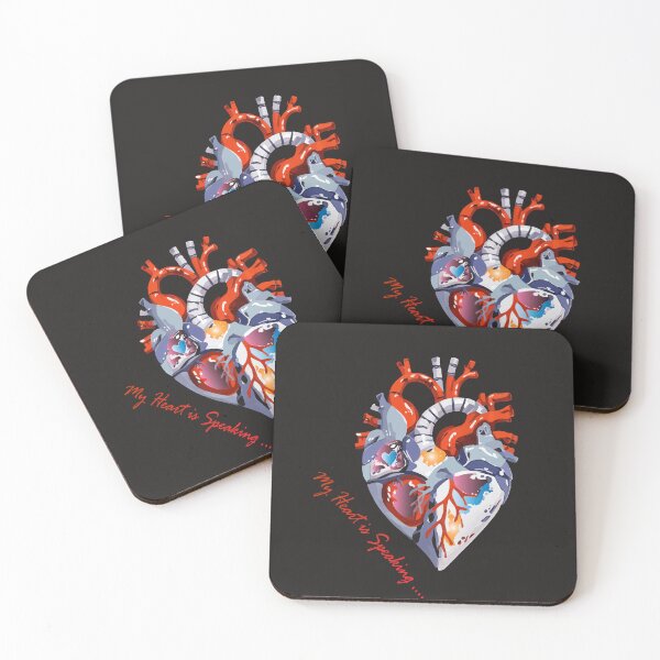 Item preview, My heart is Speaking designed and sold by AmazingAbha.