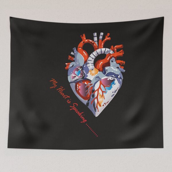 Item preview, My heart is Speaking designed and sold by AmazingAbha.