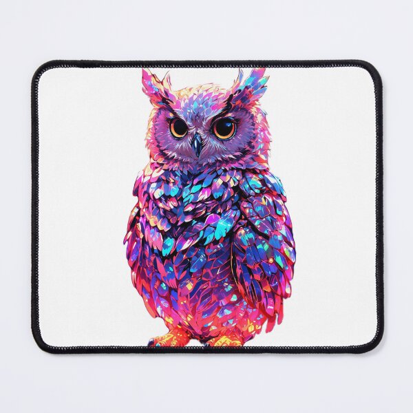 Item preview, Beautiful colorful owl designed and sold by LevCreates.