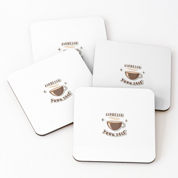 Item preview, Espresso Yourself - Coffee Cup Vector Design designed and sold by NiftyWrx.