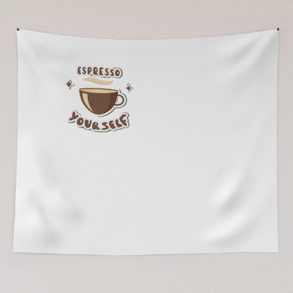 Item preview, Espresso Yourself - Coffee Cup Vector Design designed and sold by NiftyWrx.