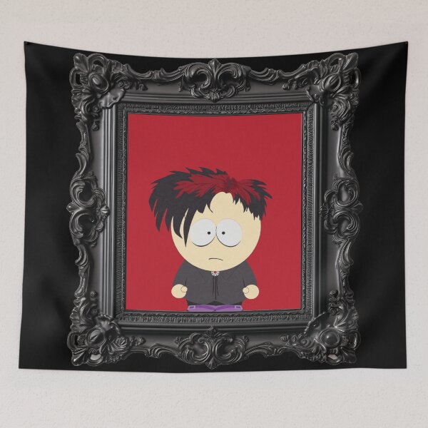 Item preview, Goth Kid Pete Thelman Red Wooden Frame  designed and sold by DesertShowroom.