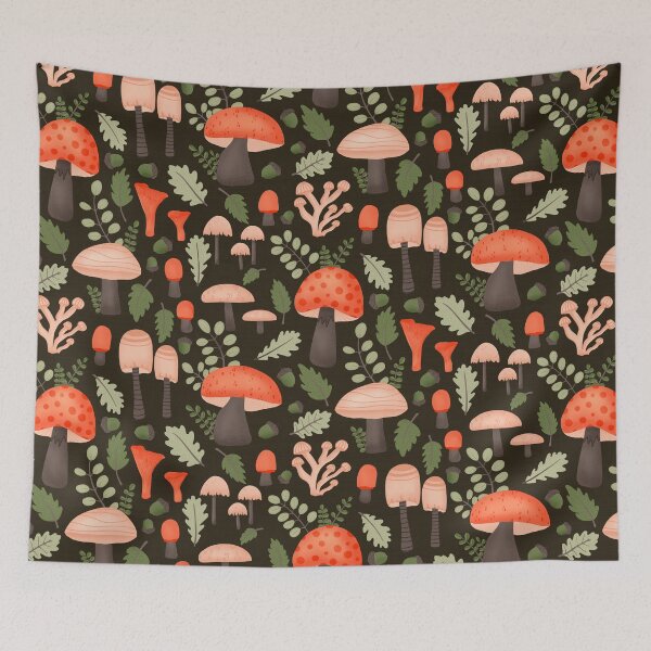 Artikelvorschau, Forest fungi dark entworfen und verkauft von Designsbyluzia.