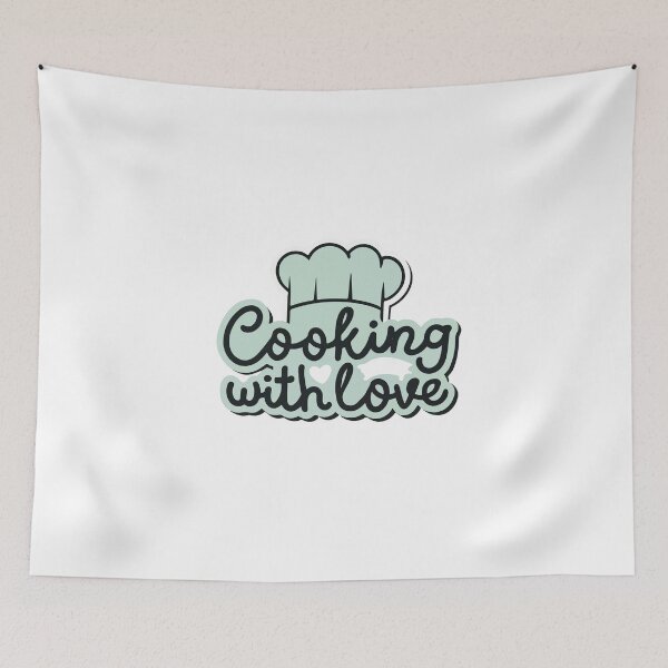 Item preview, Cooking with Love - Minimalist Chef's Hat Illustration designed and sold by NiftyWrx.