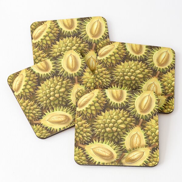 Item preview, Spiky Durian Fruit Pattern designed and sold by CoolCrazyQuirky.