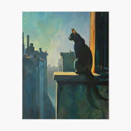 Item preview, Rooftop Cat designed and sold by Felipe Hora.