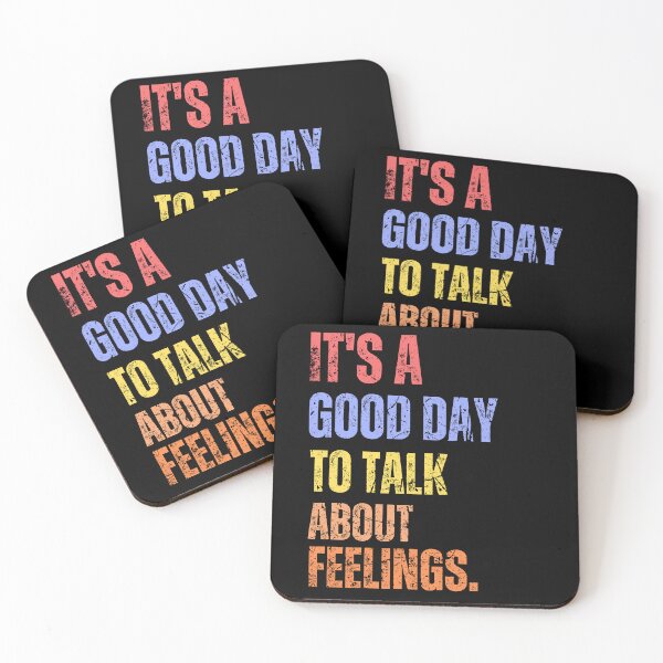 Item preview, It's A Good Day to Talk About Feelings Retro Mental Health  designed and sold by JustMeStore.