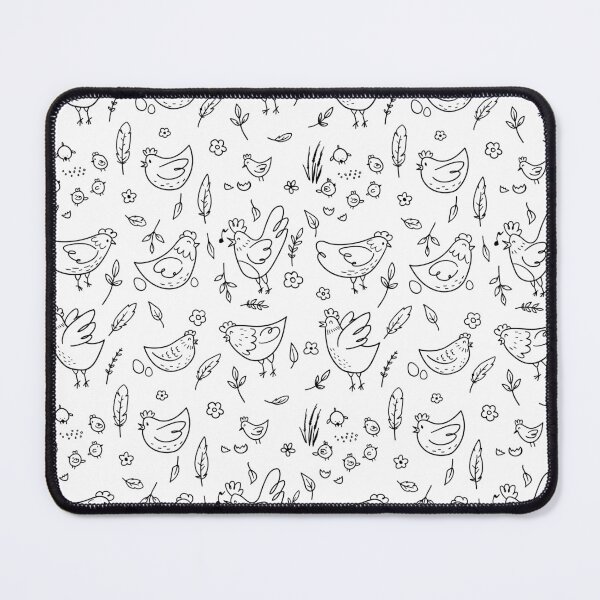 Item preview, Chicken Eggs Farm Homestead Pattern Background Minimalist Hand Drawn Illustration designed and sold by Sarcastic Narwhal.