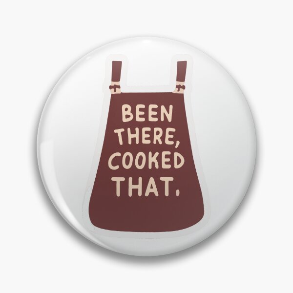 Item preview, Been There Cooked That - Retro Chef Apron Design designed and sold by NiftyWrx.