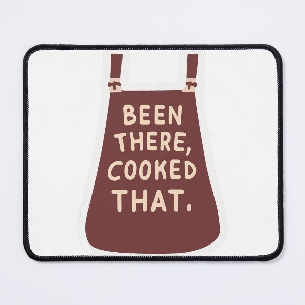 Item preview, Been There Cooked That - Retro Chef Apron Design designed and sold by NiftyWrx.