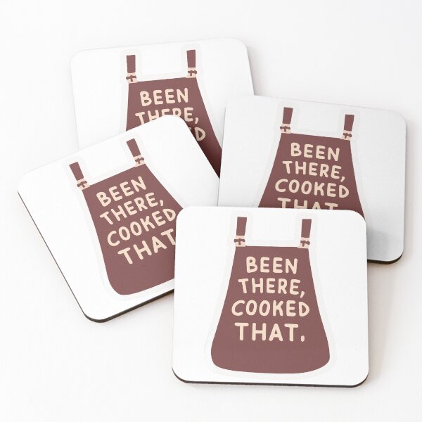 Item preview, Been There Cooked That - Retro Chef Apron Design designed and sold by NiftyWrx.