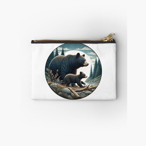 Item preview, Mother bear and her cub, Ursus americanus designed and sold by Jhoseline.